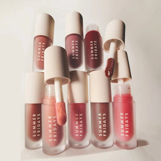 Summer Friday's Lip Balm Moisturizing Mirror Lip Gloss Lip Vanilla Pink Sugar Coffee Cake Smell Lipstick Transparent Oil Makeup